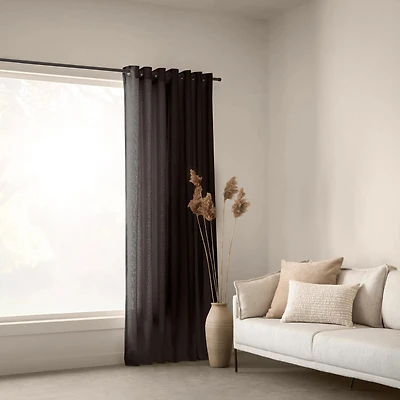 Black Mathias Panel Curtain