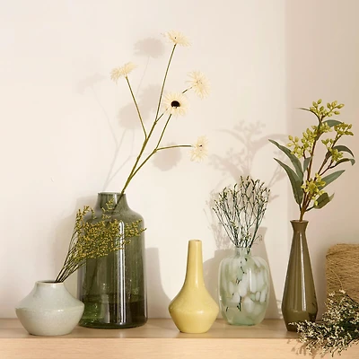 Green Glass Table vase