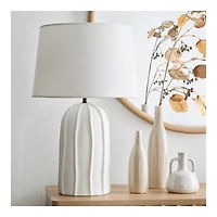 Textured Ceramic Table Lamp