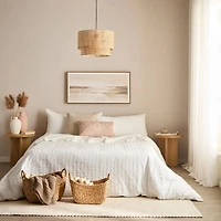 Landie White Duvet Cover Set