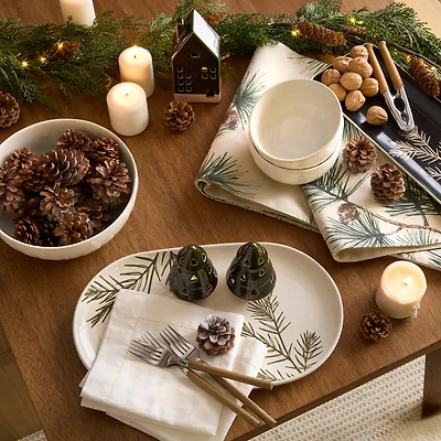 LED Mini Ceramic House