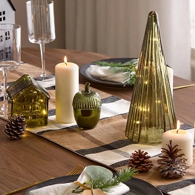 LED Glass Decorative Tree