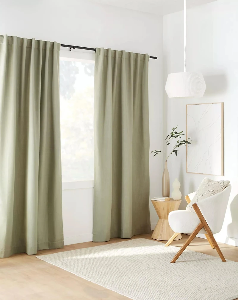 Sage Taha Rod Pocket Back Tab Blackout Curtain