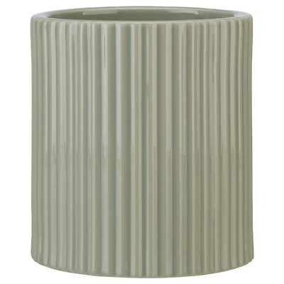 Ribbed Utensil Jar