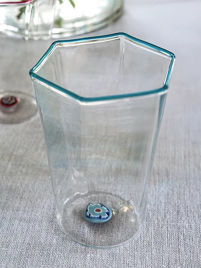 Set of 6 Hexagonal Glasses