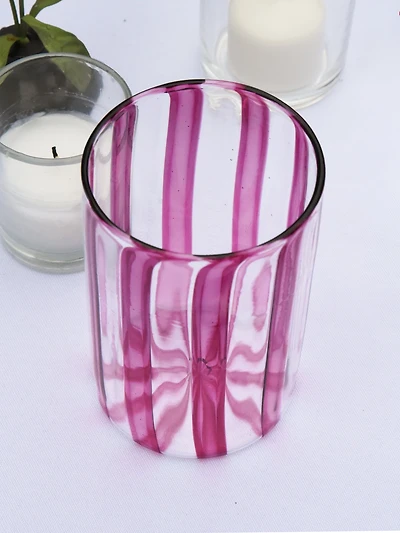 Set of 6 Striped Tumblers