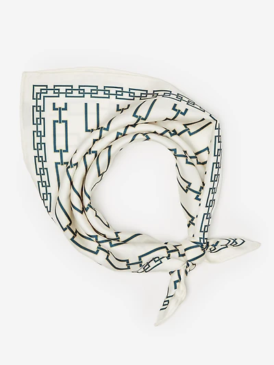 Amoura Silk Scarf in Linq Square