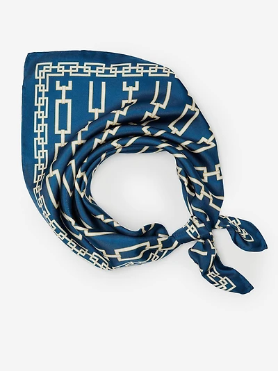 Amoura Silk Scarf in Linq Square