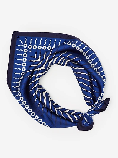 Amoura Silk Scarf in Jungle Groove Square