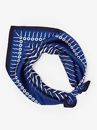 Amoura Silk Scarf in Jungle Groove Square
