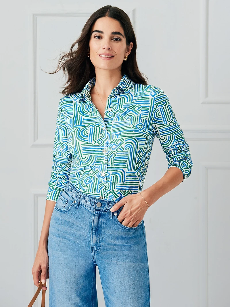 Betty Shirt Geo Maze