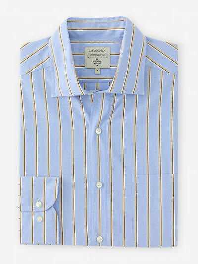 Club Classic Fit Shirt Shadow Stripe