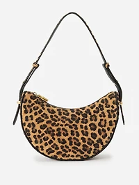 Mezzaluna Handbag in Leopard