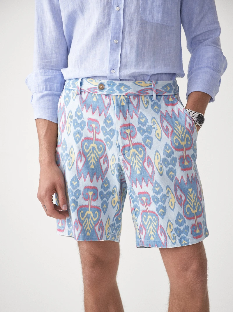 Oliver 9" Shorts Royal Ikat Groove