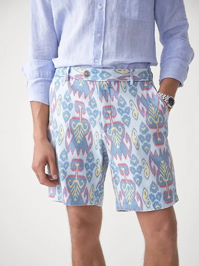 Oliver 9" Shorts Royal Ikat Groove