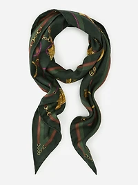 Sarita Cashmere & Silk Scarf in Neo Scylla Corner