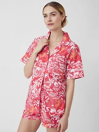 J.McL x Printfresh Short Sleep Set Swinging Palm