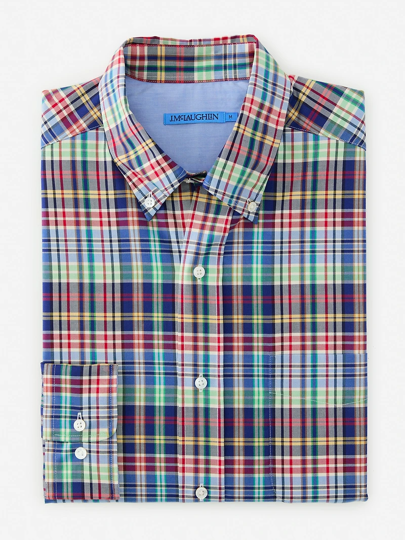 University Classic Fit Shirt Plaid