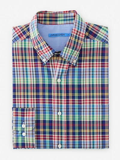 University Classic Fit Shirt Plaid