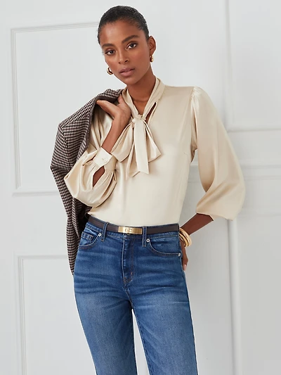 Vienna Satin Blouse
