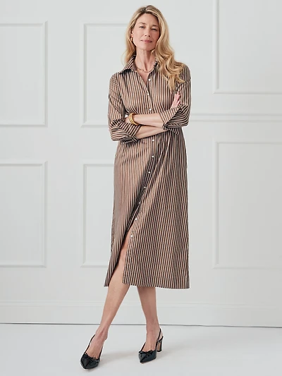 Whit Dress Stripe