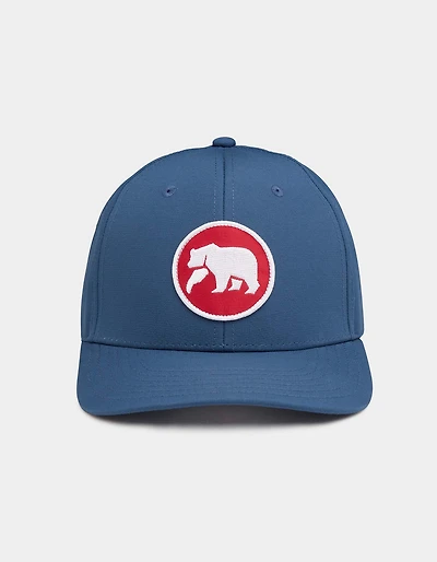 Circle Patch Performance Cap in Mineral Blue-Red