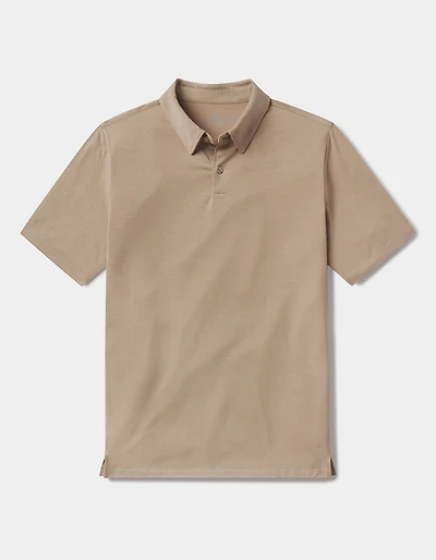 LuxeJersey Polo Fawn