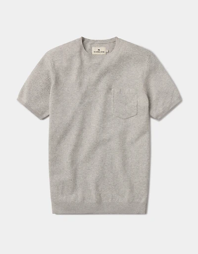 Waffle Knit Sweater Tee