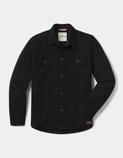 Brightside Flannel Lined Workwear Jacket Black