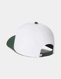 All Day Cap in White/Green