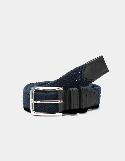 Performance Braided Belt Navy