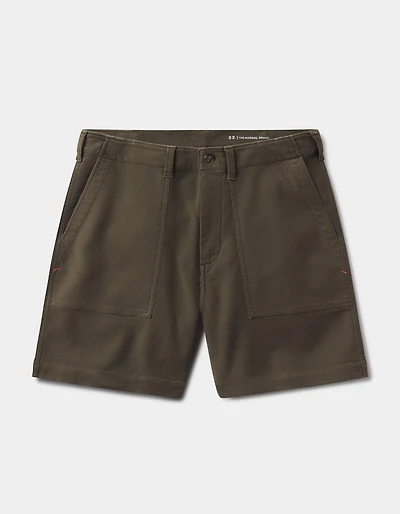 Comfort Terry Utility Short Dusty Olive