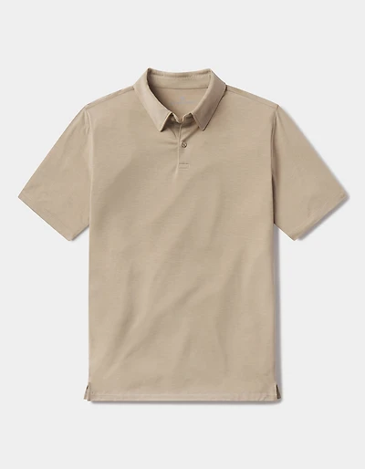 LuxeJersey Polo Fawn