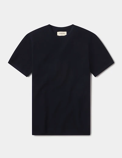 Driftknit Sweater Tee Navy