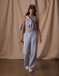 Cole Terry Straight Leg Sweatpant Mist