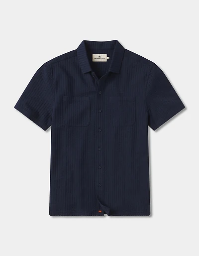 Knit Getaway Button Up Navy