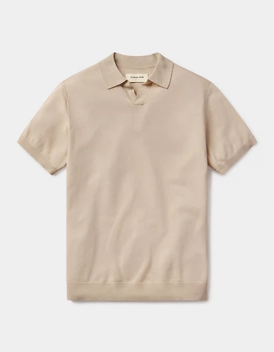 Summer Linen-Blend Polo Jute