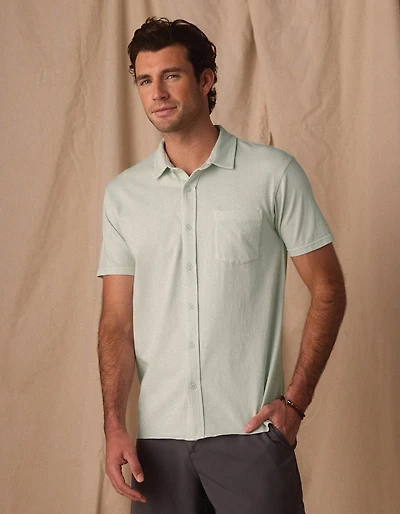 Normal Jersey Button Up Sea Glass