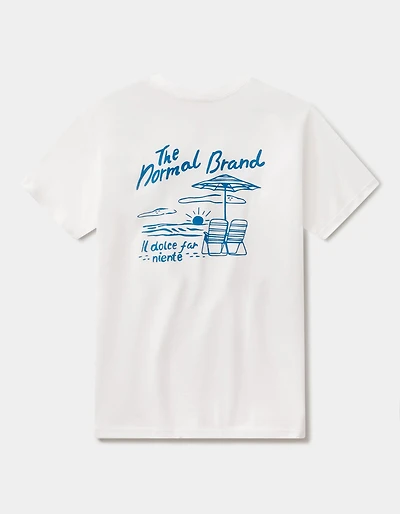 Summer Postcard Tee White