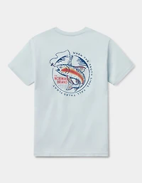 The Catch Tee Ice Blue