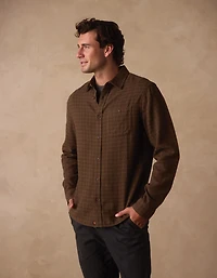 Hudson Double Brushed Flannel Cocoa Plaid