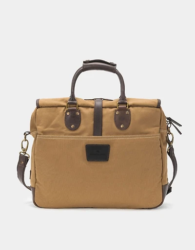 Utility Laptop Bag in Tan