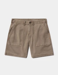Comfort Terry Utility Short Taupe