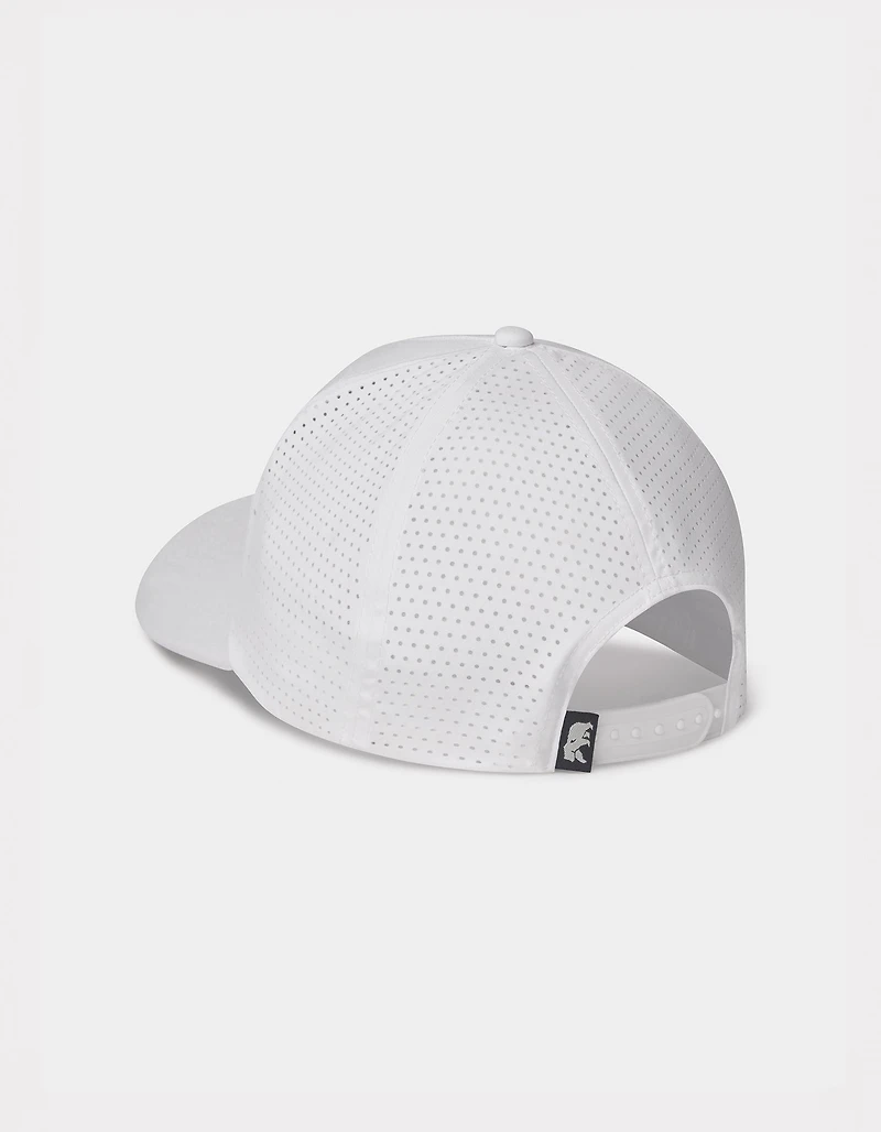 Diamond Stretch Snap Back in White