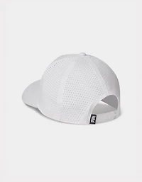 Diamond Stretch Snap Back in White