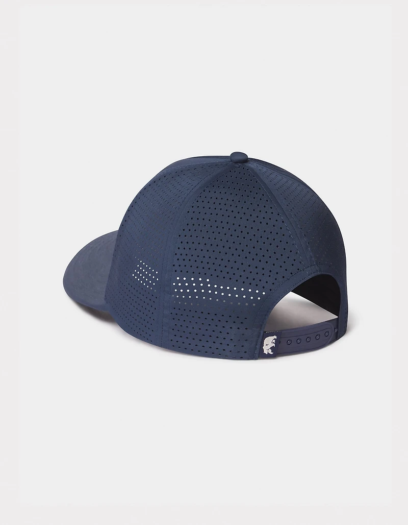 Diamond Stretch Snap Back in Navy
