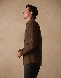 Hudson Double Brushed Flannel Cocoa Plaid