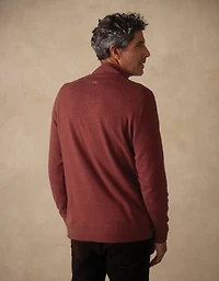 Puremeso Weekend Quarter Zip Redwood