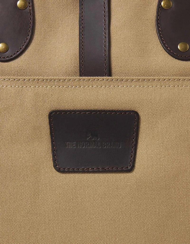 Utility Laptop Bag in Tan