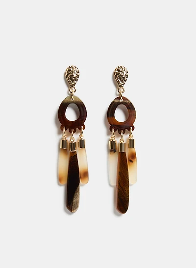 Resin Teardrop Earrings